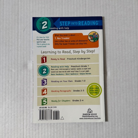 DC Super Friends 'Step Into Learning' 5 Book Set - Picture 8 of 10